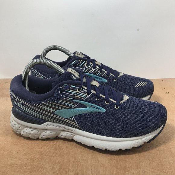 Brooks Shoes - Brooks Adrenaline GTS 19 Women Size 8.5 1202841B450 Blue Running Shoes Sneakers